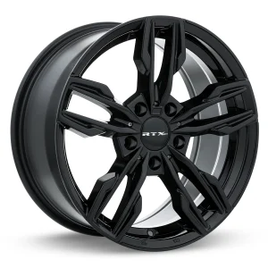 RTX Wheels – Stade – Black – 17″x8″ 35mm – All weather Wheels – 082357